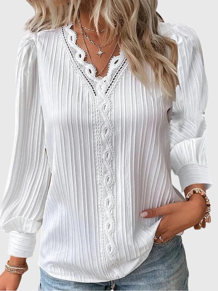 Jean – Elegant Long Sleeve Summer Blouse