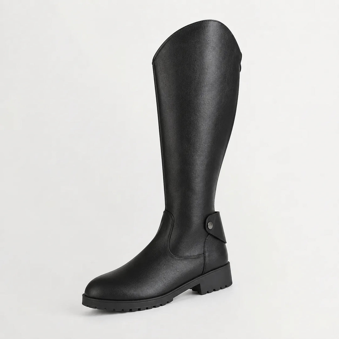 Dalia – Women's Riding Block Heel Knee-High Boots