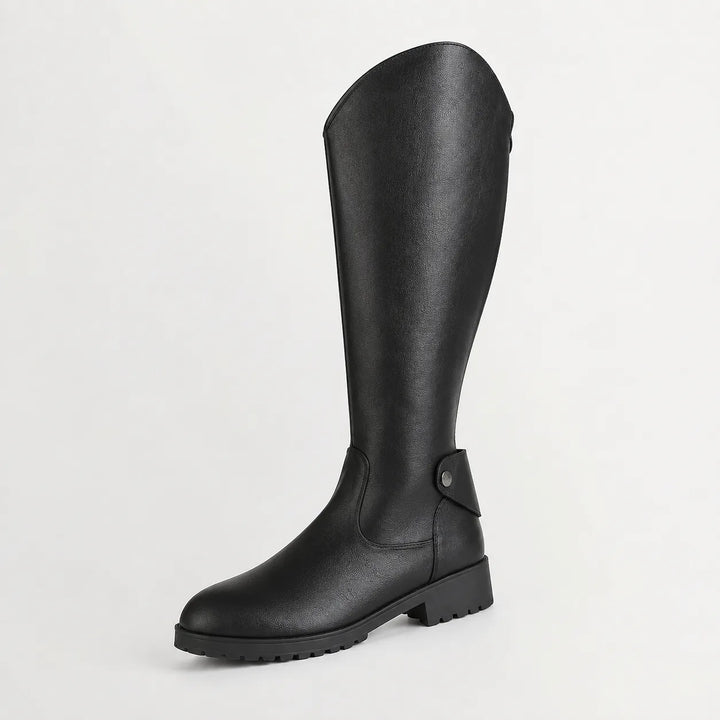 Dalia – Women's Riding Block Heel Knee-High Boots