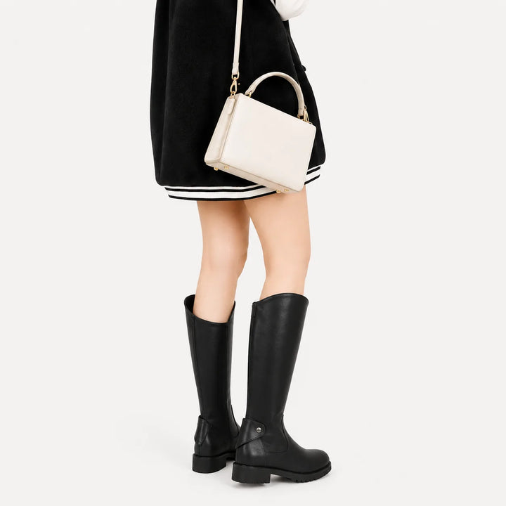 Dalia – Women's Riding Block Heel Knee-High Boots