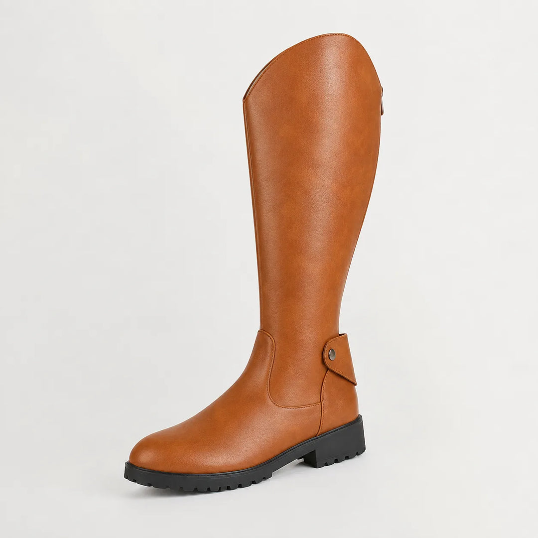 Dalia – Women's Riding Block Heel Knee-High Boots