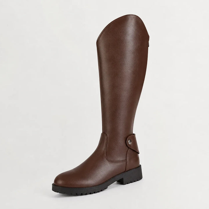 Dalia – Women's Riding Block Heel Knee-High Boots