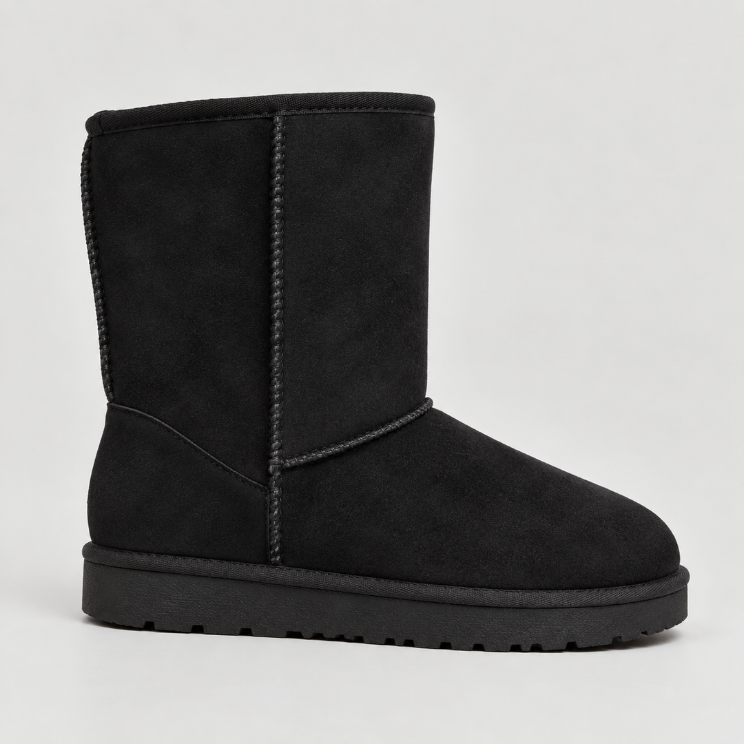 Brigitta – Suede-Look Pull-On Winter Boots for Women