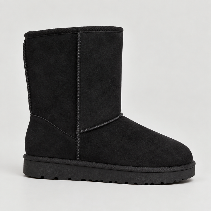Brigitta – Suede-Look Pull-On Winter Boots for Women