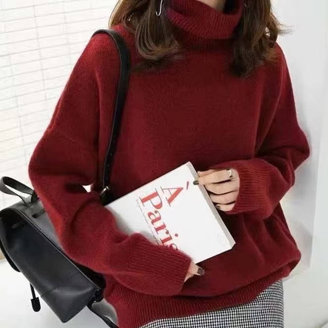 Jana – Oversized Turtleneck Sweater for Winter