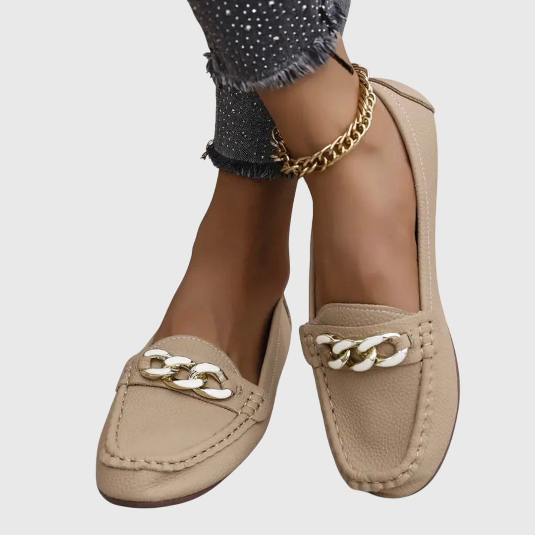 Ruby – Polished Slip-On Loafers