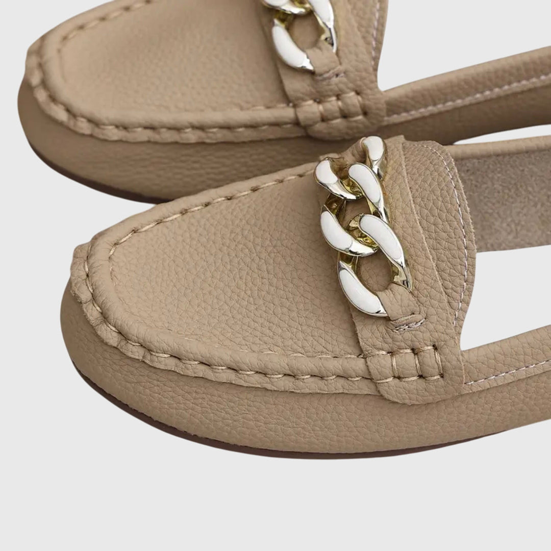Ruby – Polished Slip-On Loafers