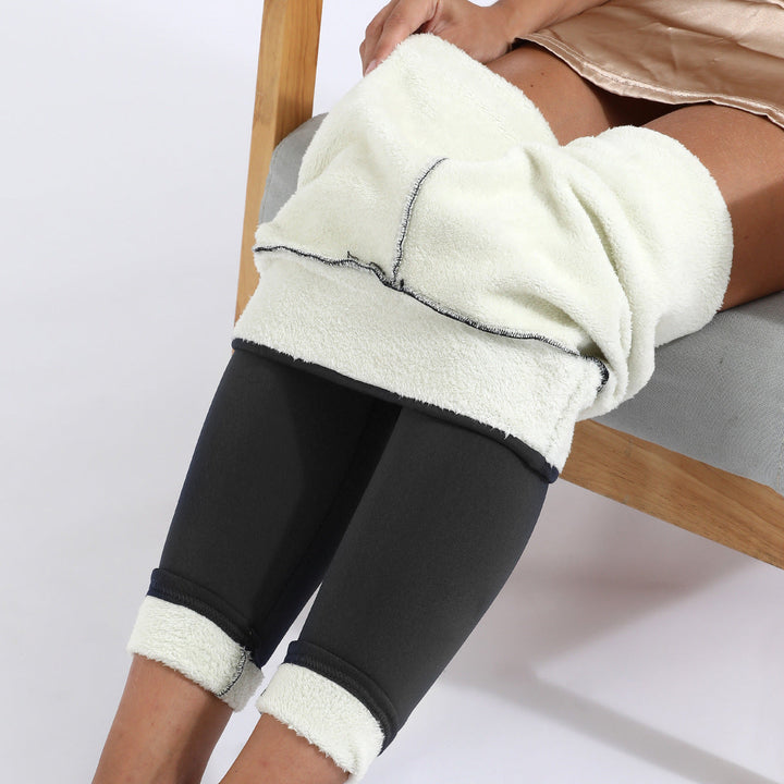 Gaia – Women's Sherpa-Lined High-Waisted Ankle Leggings