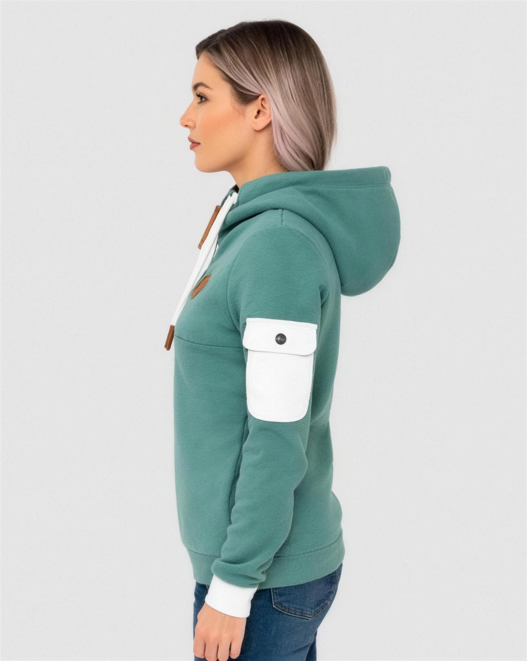 Sweat Capuche Femme Zippe