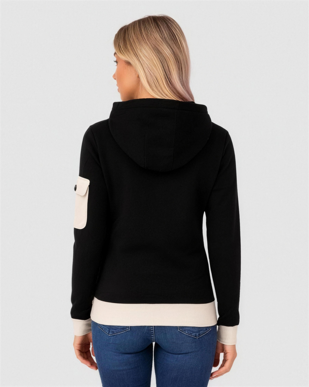 Sweat Capuche Femme Zippe