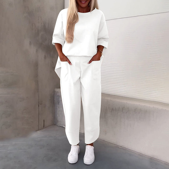 Rosamund – Oversized High-Low Two-Piece Set for Women