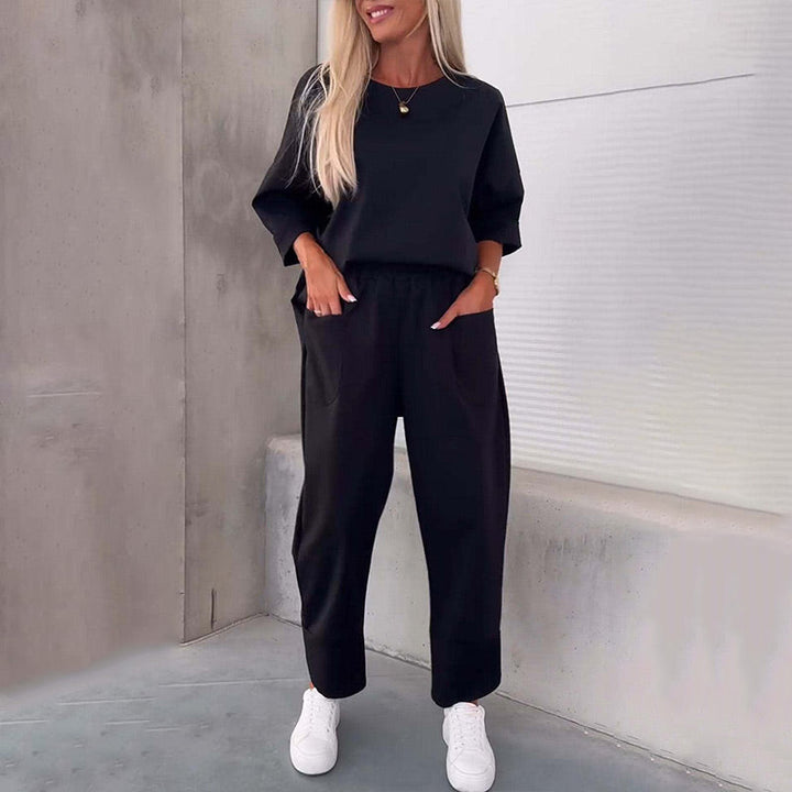 Rosamund – Oversized High-Low Two-Piece Set for Women