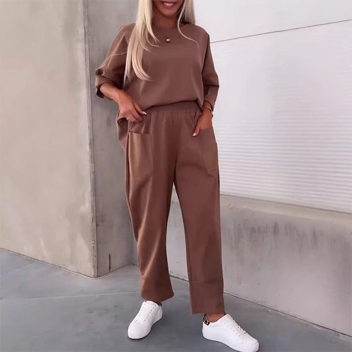 Rosamund – Oversized High-Low Two-Piece Set for Women