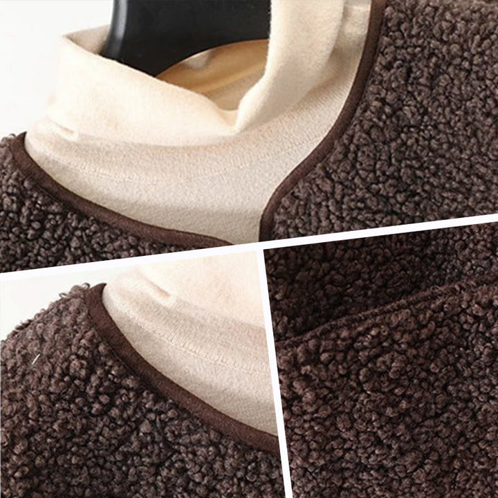 Sunny – Button-Front Teddy Vest for Women