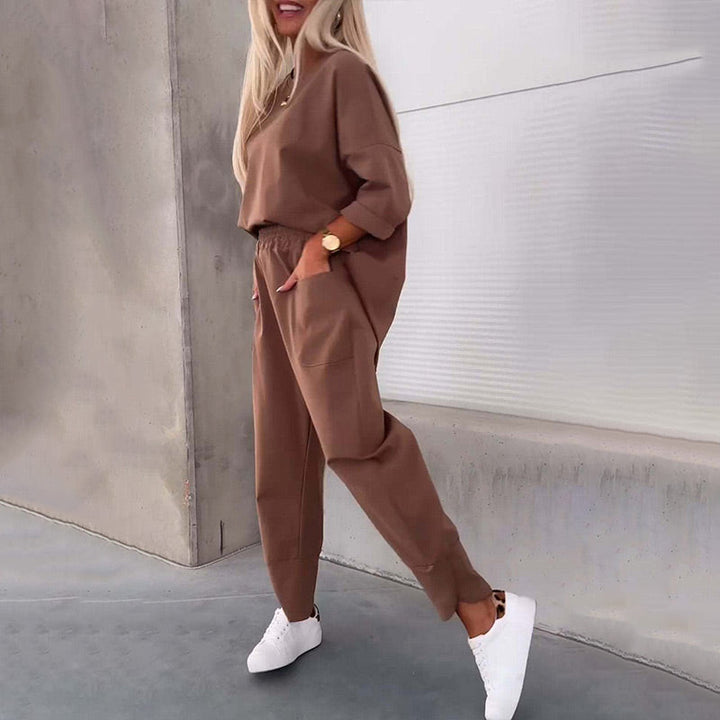 Rosamund – Oversized High-Low Two-Piece Set for Women