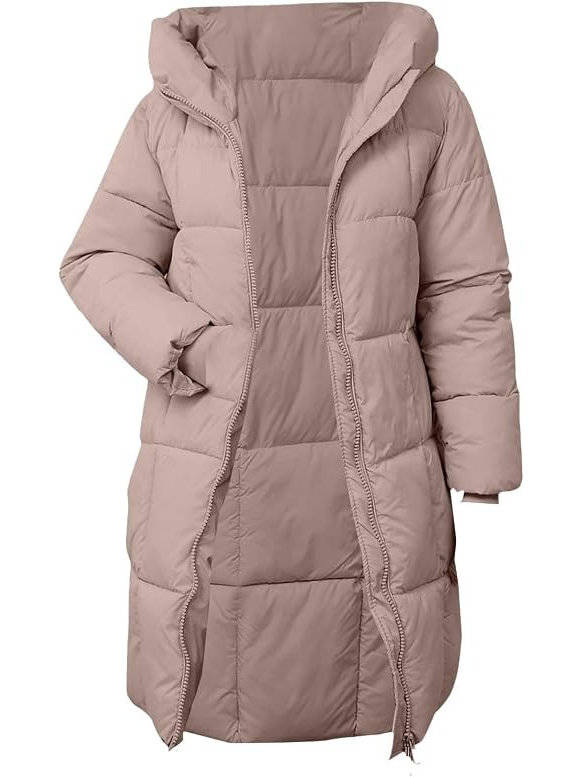 Venetia – Hooded Long Puffer Coat for Women