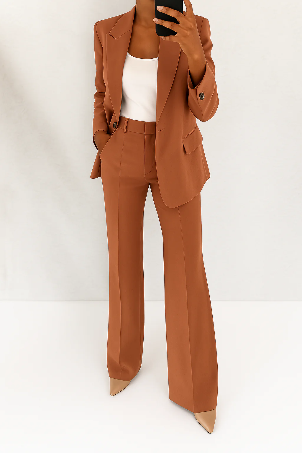 Eleanor | Elegant Tailored Two-Piece Suit Set