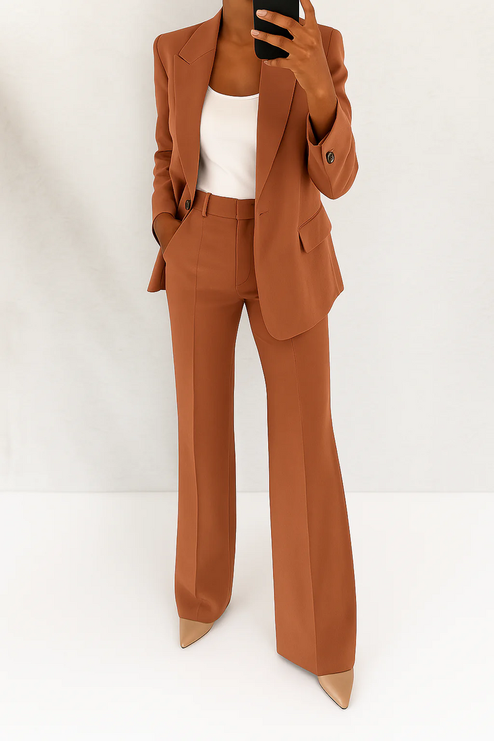 Eleanor | Elegant Tailored Two-Piece Suit Set