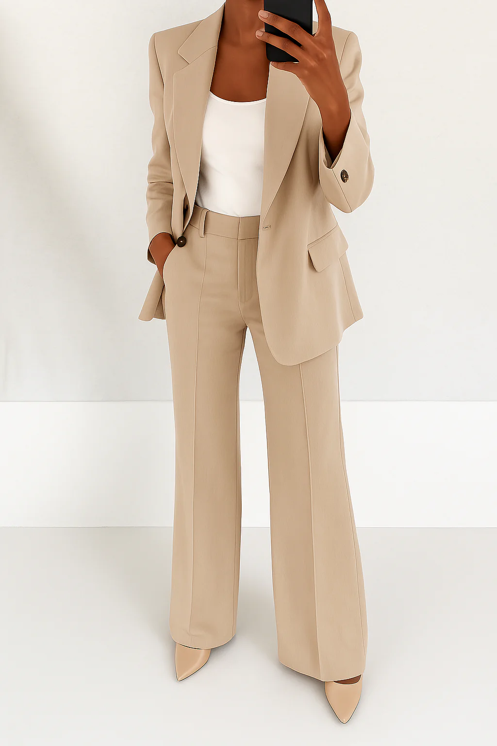 Eleanor | Elegant Tailored Two-Piece Suit Set