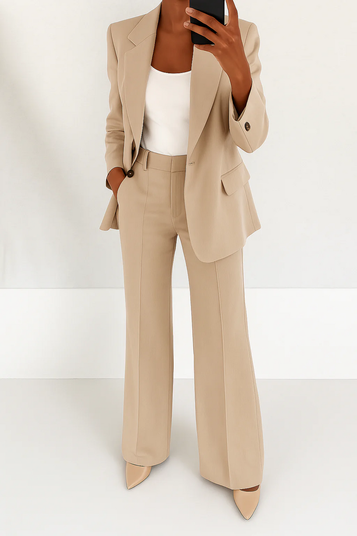 Eleanor | Elegant Tailored Two-Piece Suit Set