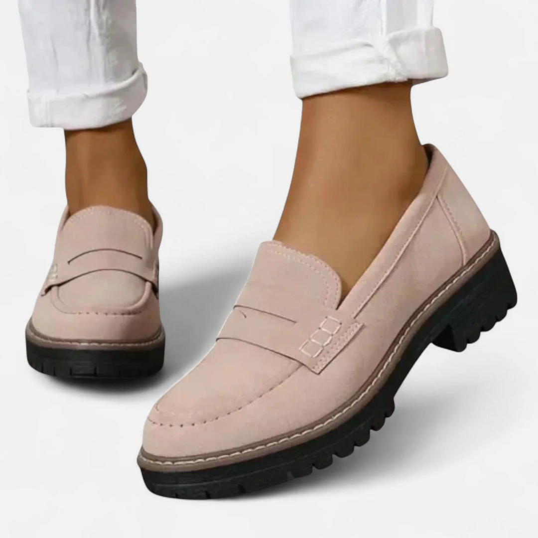 Briana – Chunky Sole Slip-On Loafers for Women