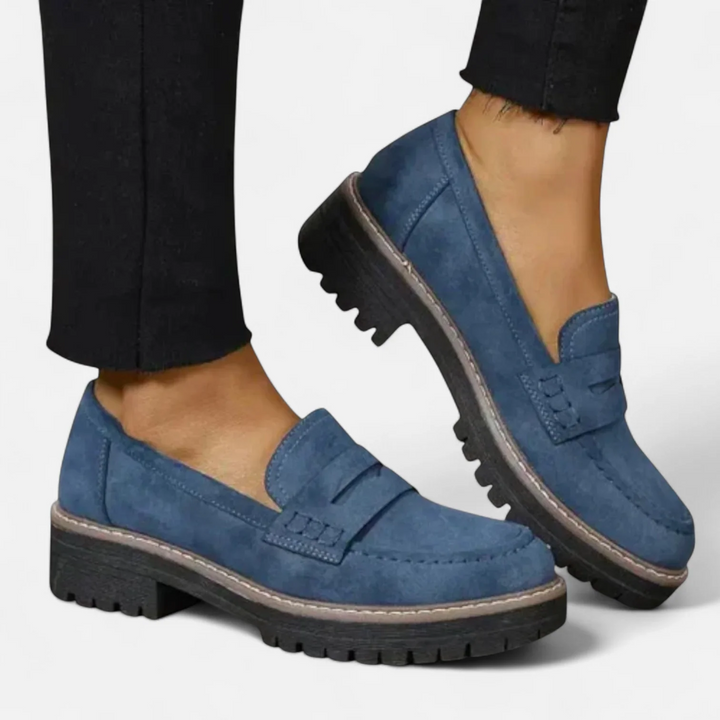 Briana – Chunky Sole Slip-On Loafers for Women