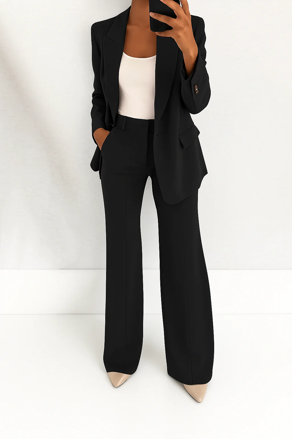 Eleanor | Elegant Tailored Two-Piece Suit Set