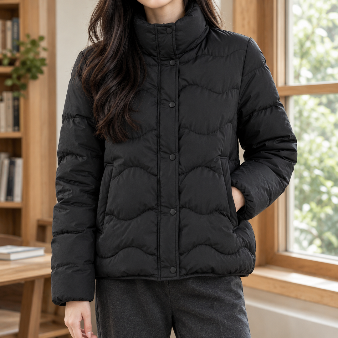 Aurore-Hope Quilted Jacket - Black