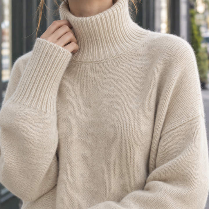 Sylvaine-Eve Turtleneck Sweater - Lead Product Detail