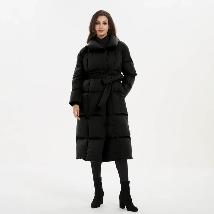 Iona – Women's Long Belted Puffer Coat