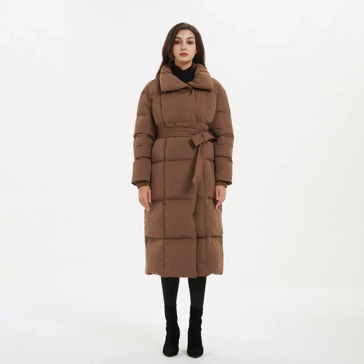 Iona – Women's Long Belted Puffer Coat