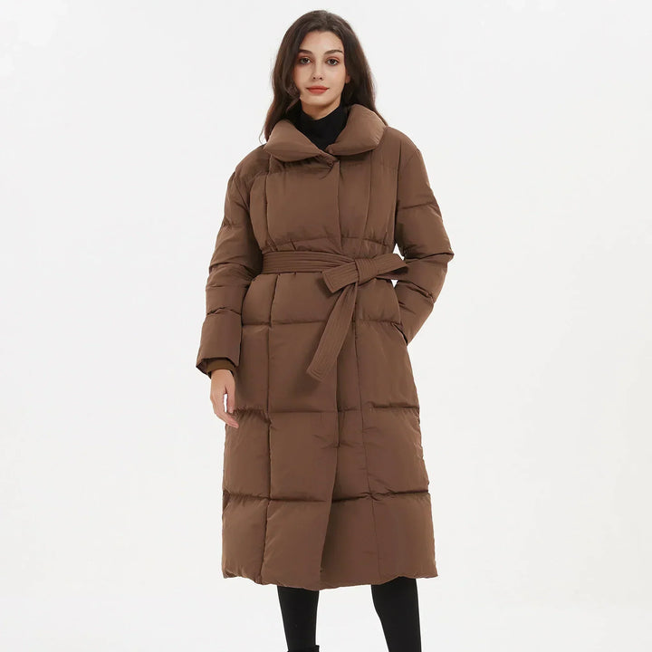 Iona – Women's Long Belted Puffer Coat