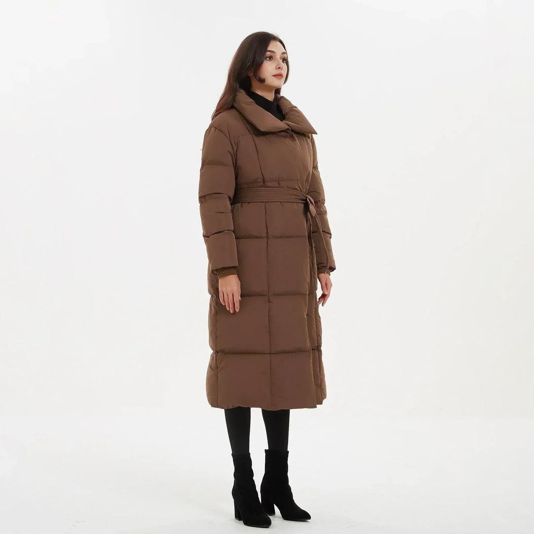 Iona – Women's Long Belted Puffer Coat