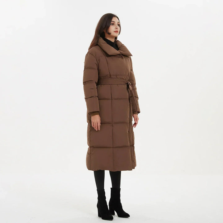 Iona – Women's Long Belted Puffer Coat