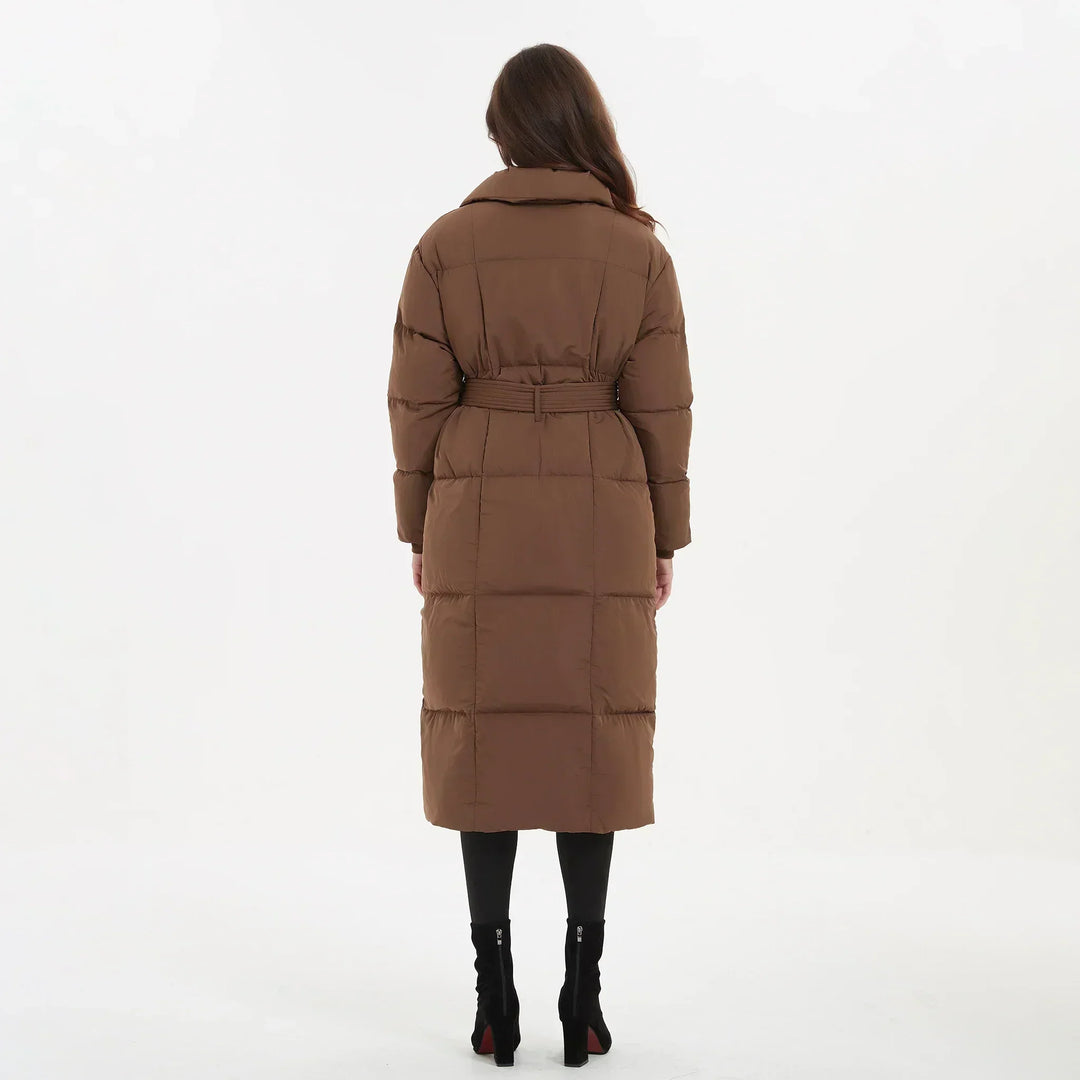 Iona – Women's Long Belted Puffer Coat