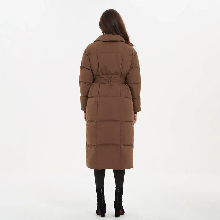 Iona – Women's Long Belted Puffer Coat