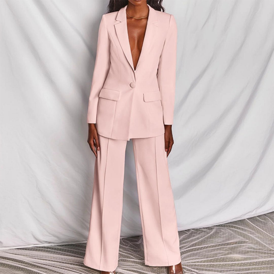 Sophie – Tailored Blazer and Pants Set for Effortless Elegance