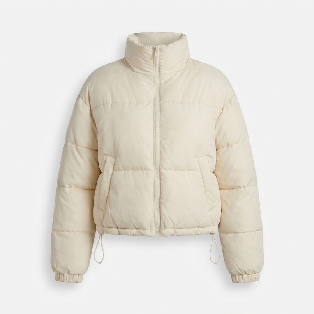 Lorelai – Women's Cropped Stand Collar Puffer Jacket