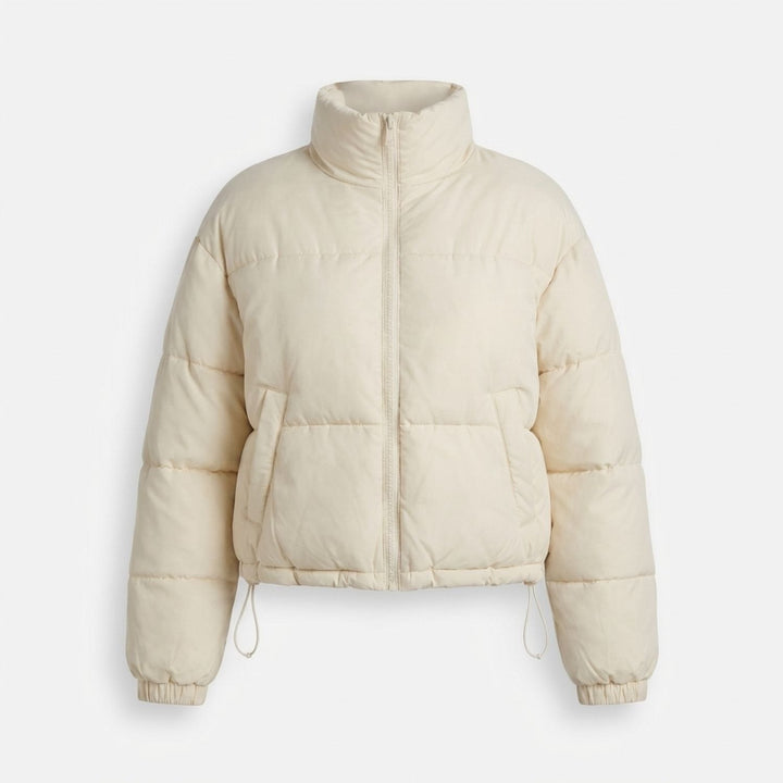 Lorelai – Women's Cropped Stand Collar Puffer Jacket