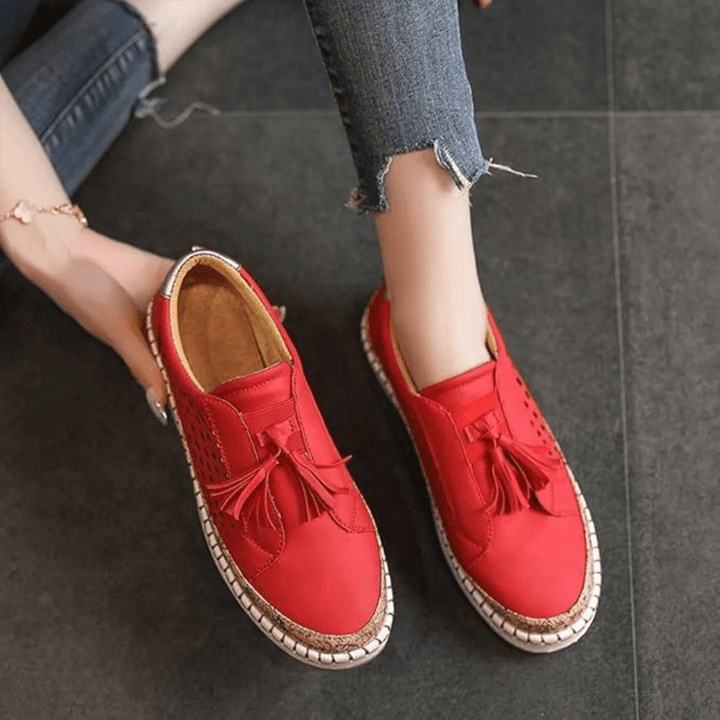 Image of Melissa | Women's Slip-On Perforated Loafers