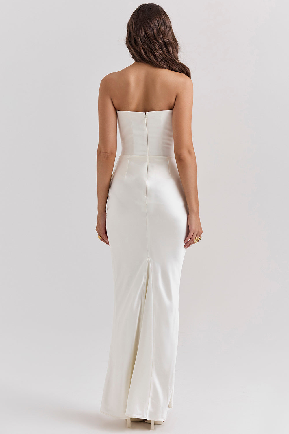 Natasha – Strapless Corset Maxi Dress