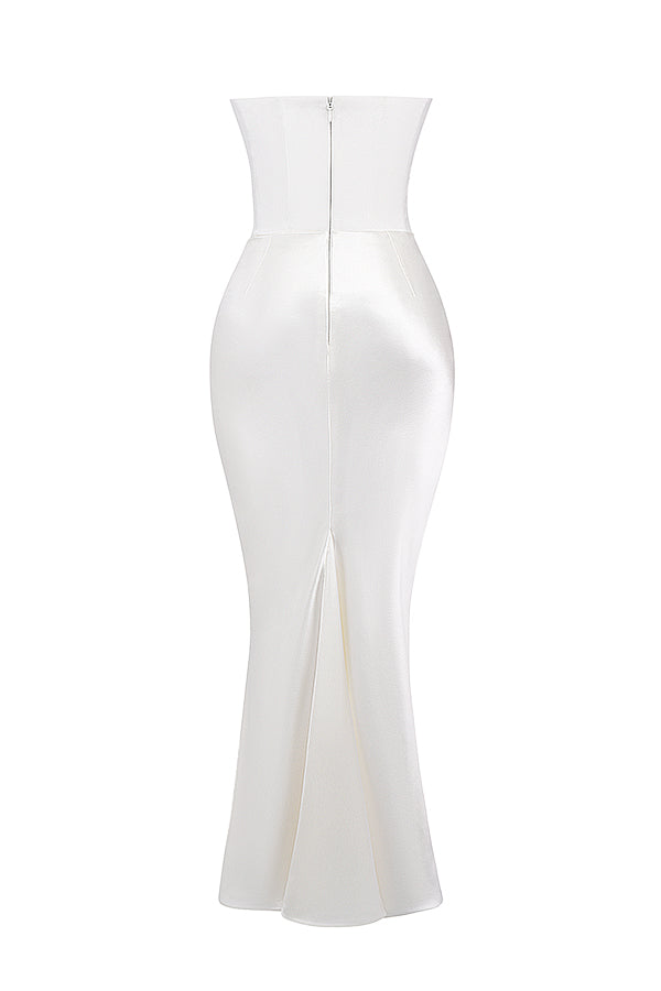 Natasha – Strapless Corset Maxi Dress