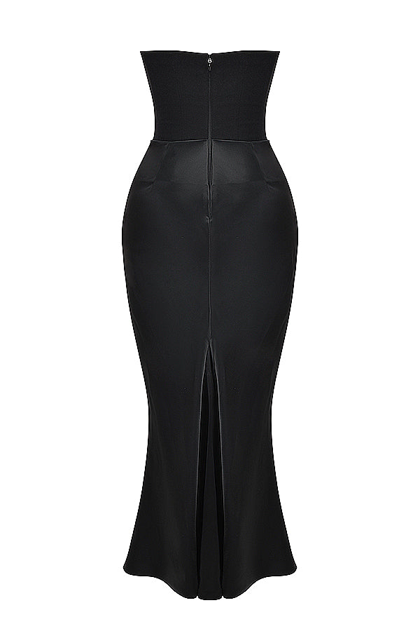 Natasha – Strapless Corset Maxi Dress