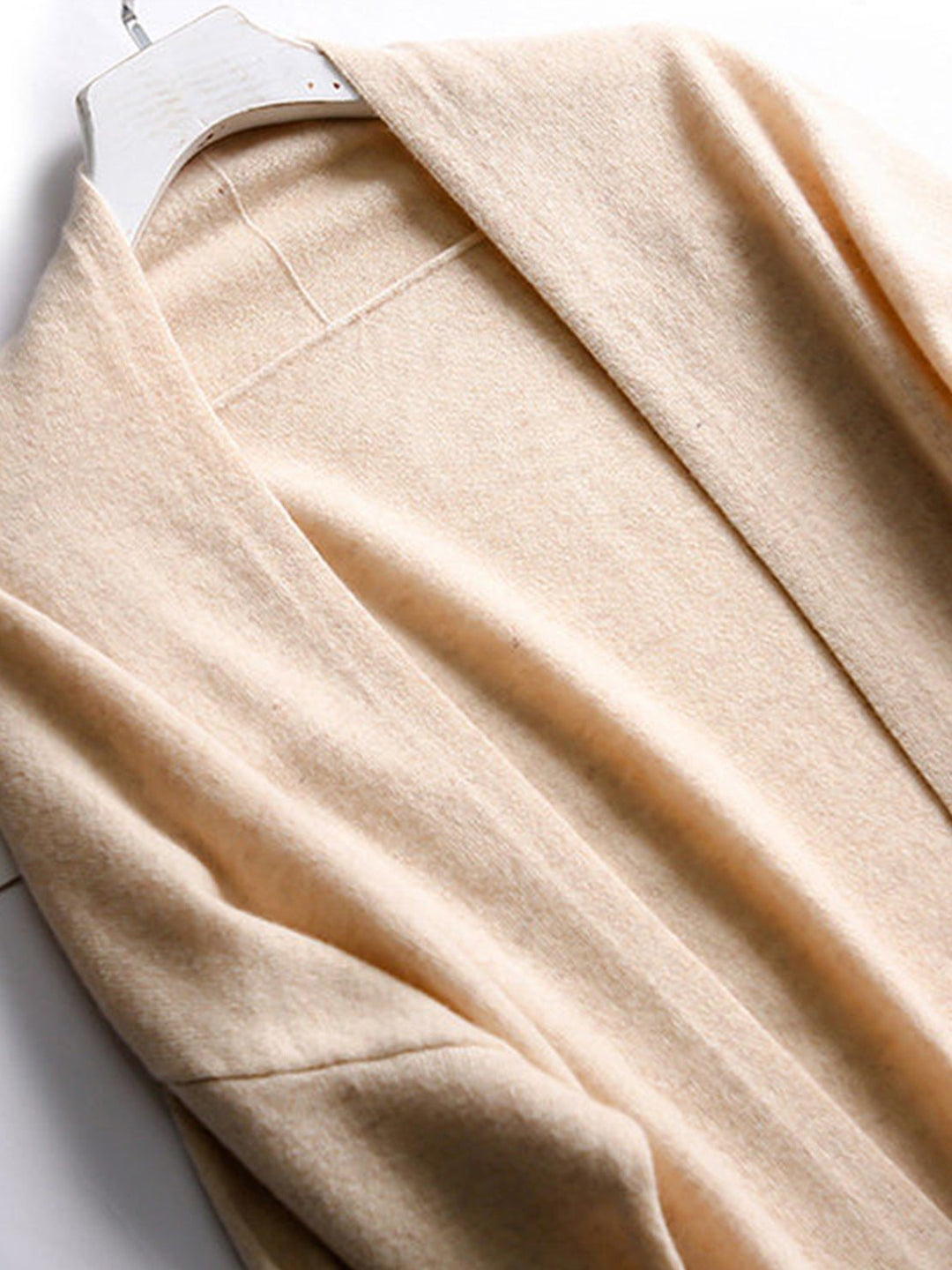 Nanette – Women's Long Open-Front Cardigan with Pockets