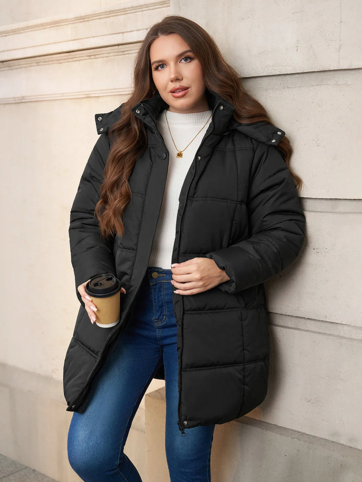 Nayeli – Women's Plus Size Hooded Quilted Puffer Coat