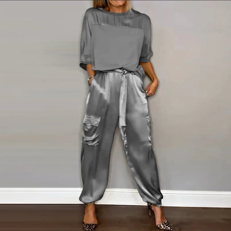Sandra – Relaxed Casual Two Piece Set for Effortless Elegance