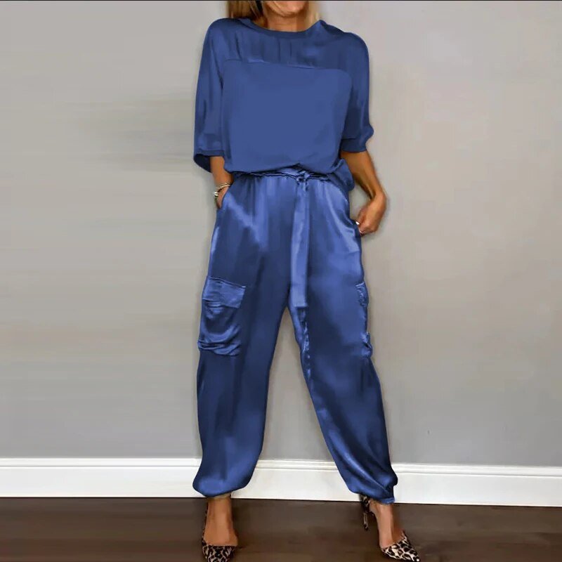 Sandra – Relaxed Casual Two Piece Set for Effortless Elegance