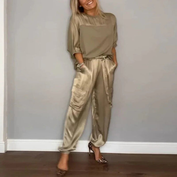 Sandra – Relaxed Casual Two Piece Set for Effortless Elegance