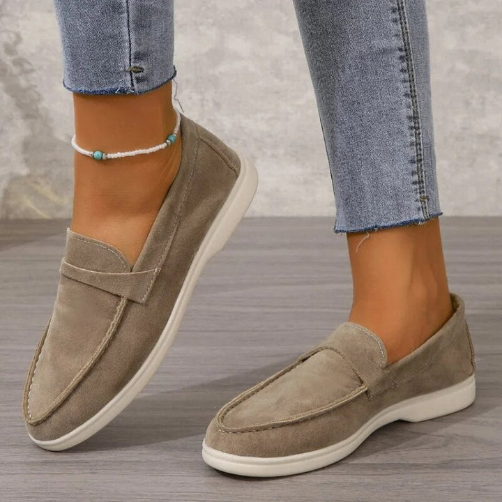 Mina – Penny Strap Slip-On Loafers for Women