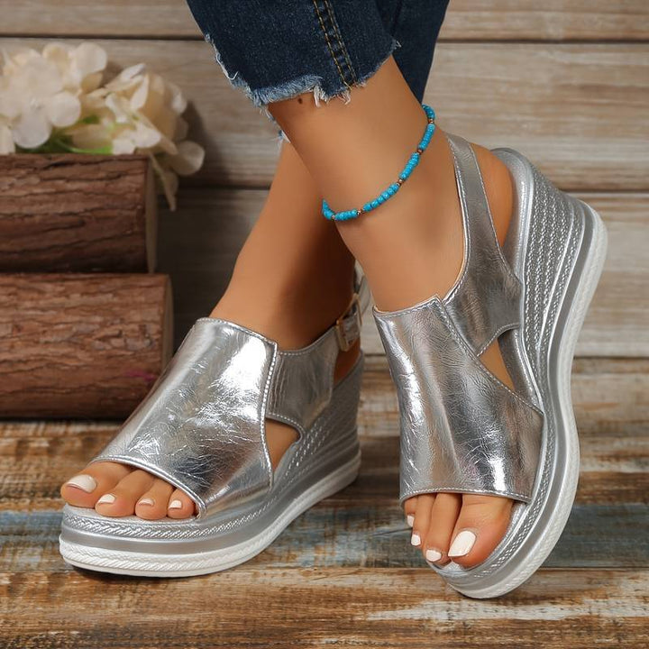 Riley – Strappy Wedge Sandals for Effortless Elegance